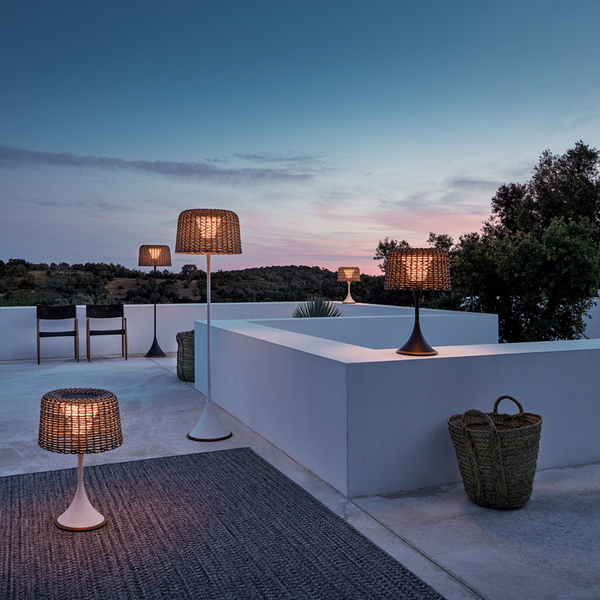 Ambient Mesh Tall Lantern