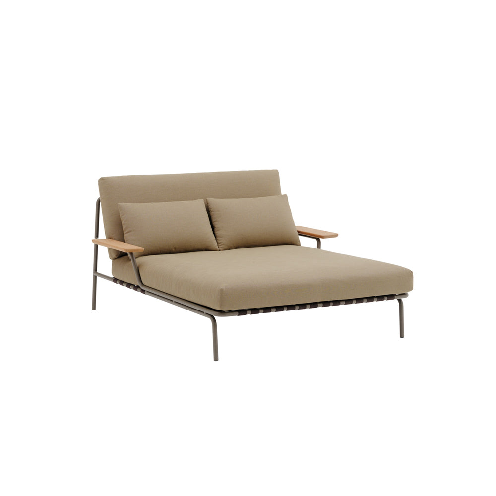 Settle Lounge Chair Bed with Armrest