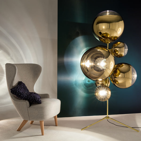 Mirror Ball Floor Chandelier