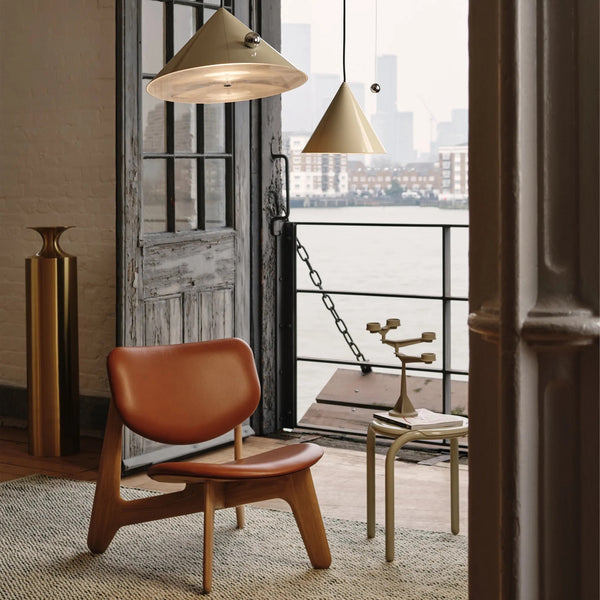 Slab Lounge Chair and Ottoman