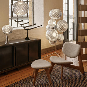 Slab Lounge Chair and Ottoman