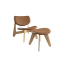 Slab Lounge Chair and Ottoman