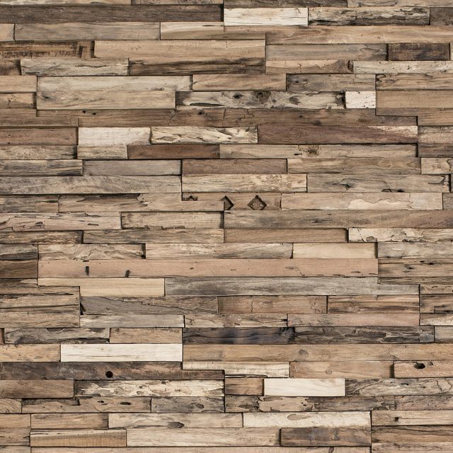5 Wheels_overview - Reclaimed wood - Recycled wood - Wonderwall Studios - wooden wall panel