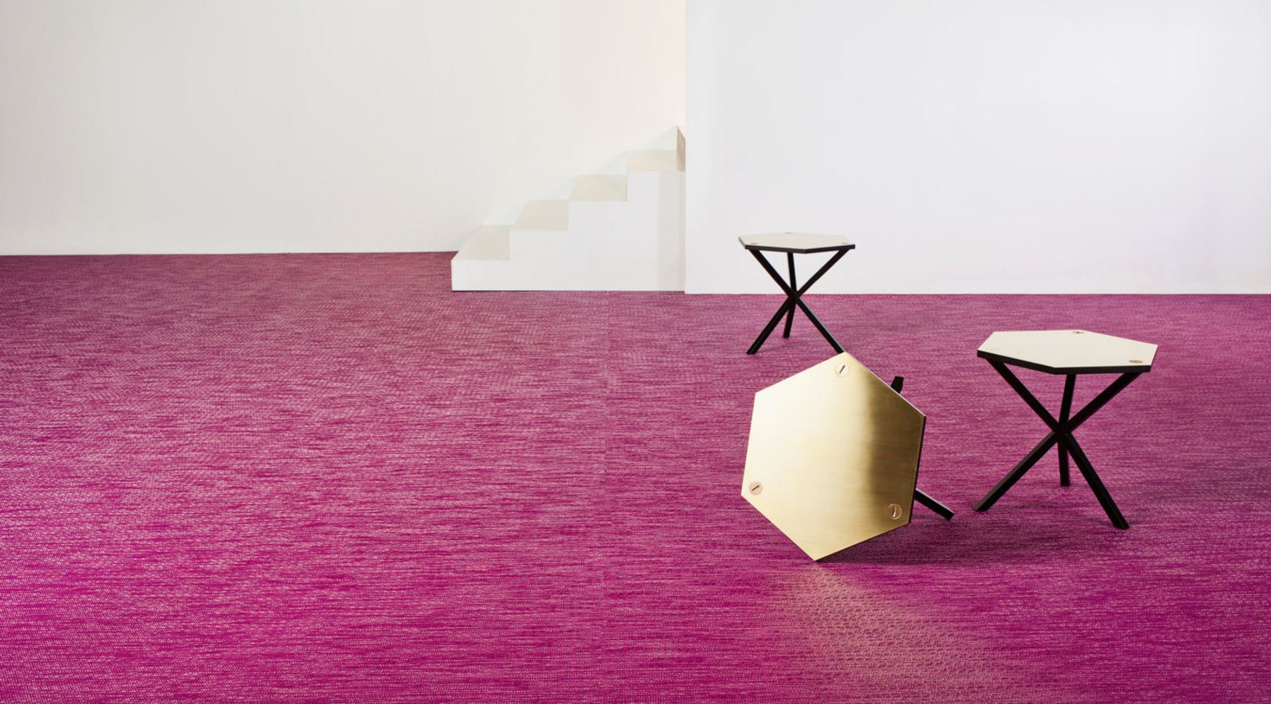 Bolon Artisan in Fuchsia makes a bold statement and brings any space to life!