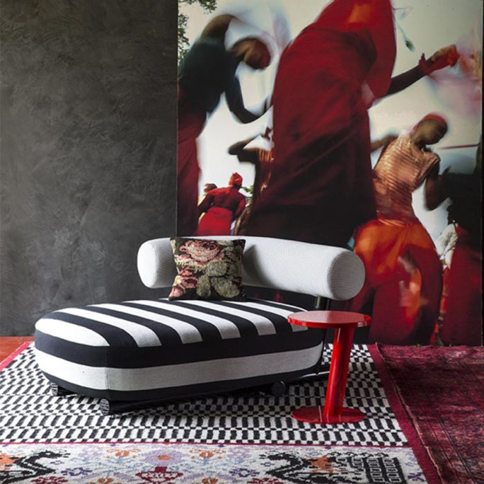 Pipe Chaise Lounge by Moroso