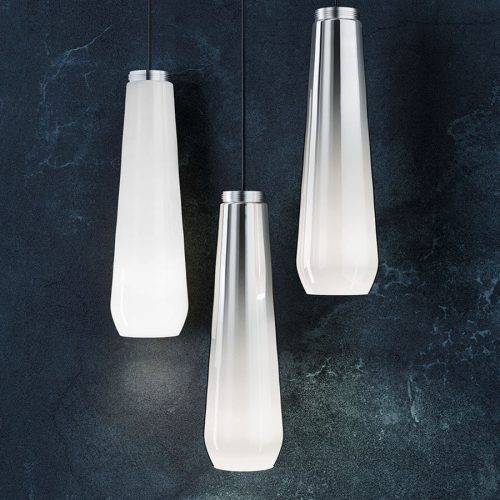 Glass Drop Pendant Lamp by Diesel Living with LODES