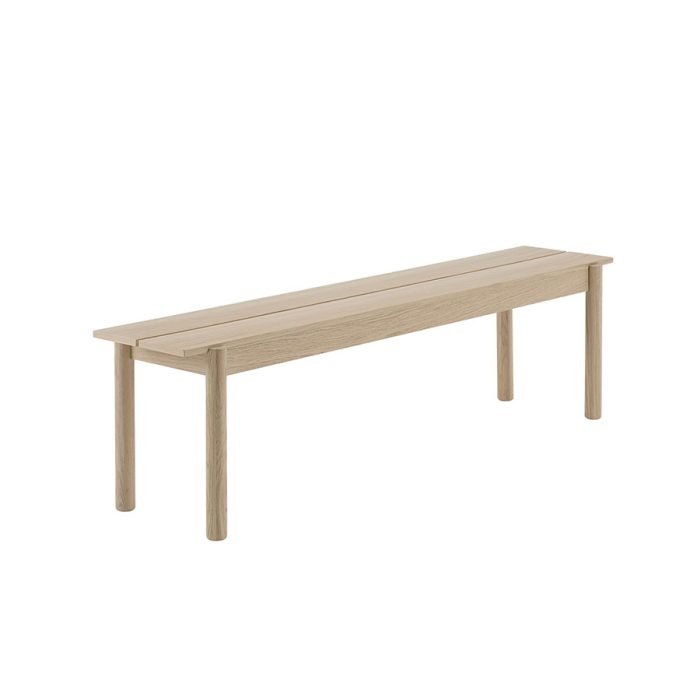 Linear Wood Bench by Muuto | Luxury Furniture for interior design projects with Xtra Contract
