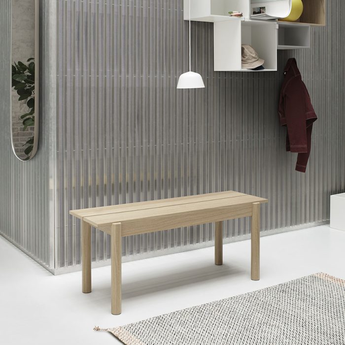 Linear Wood Bench by Muuto | Luxury Furniture for interior design projects with Xtra Contract