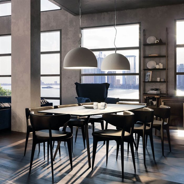 Urban Concrete Suspension Lamp by Diesel Living with LODES